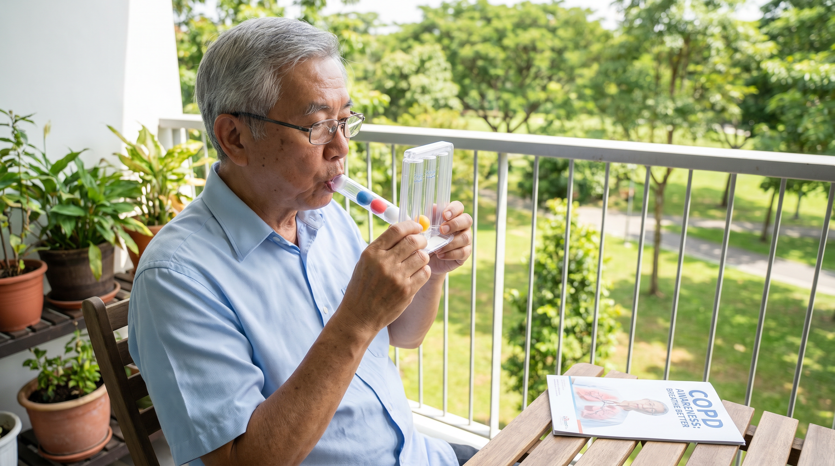 行幾步就氣喘？50+ COPD早發現5大徵兆全攻略